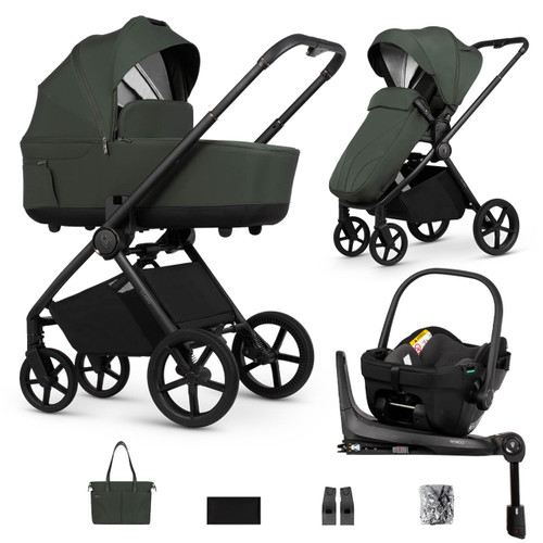 Venicci Claro 3-in-1 Tiago + 360 Base Travel System - Forest