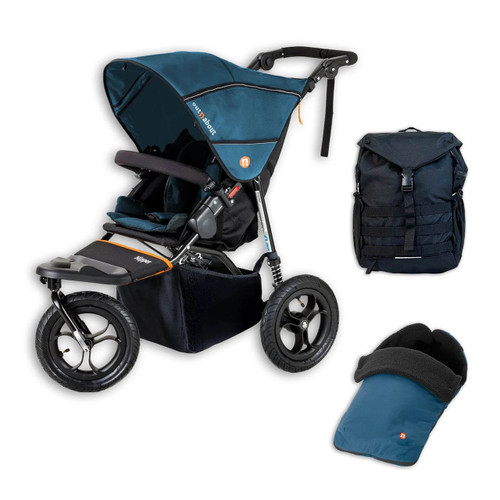 Out n About Nipper V5 Adventure Bundle - Highland Blue