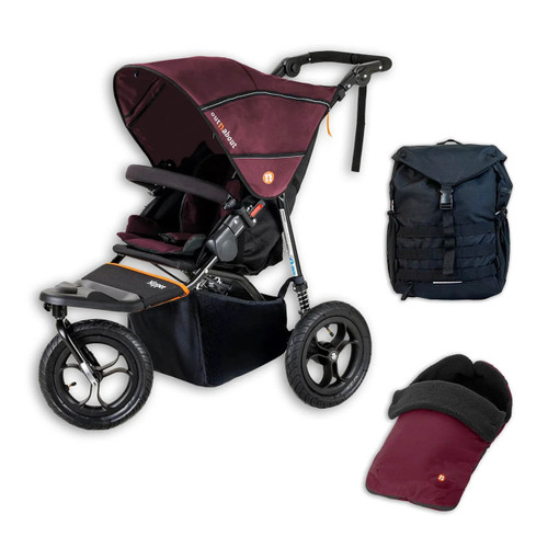 Out n About Nipper V5 Adventure Bundle - Brambleberry Red