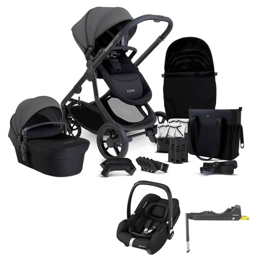iCandy Orange 4 Complete Travel System with Cabriofix i-Size & Base - Fossil/Black