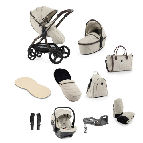 egg® 3 Luxury Shell i-Size Bundle - Cashmere