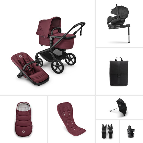 Bugaboo Fox 5 Renew Ultimate Bundle - Dark Cherry
