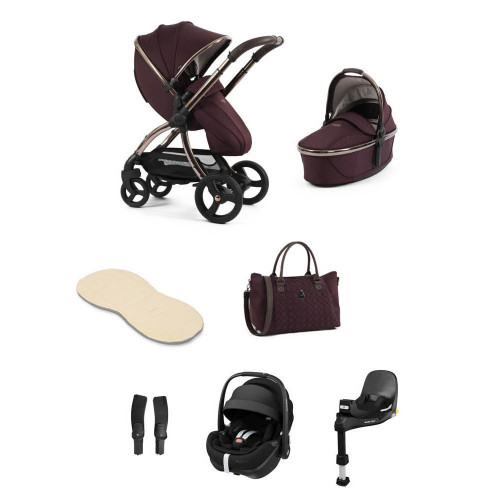 egg® 3 Pebble 360 Pro2 i-Size Bundle - Mulberry