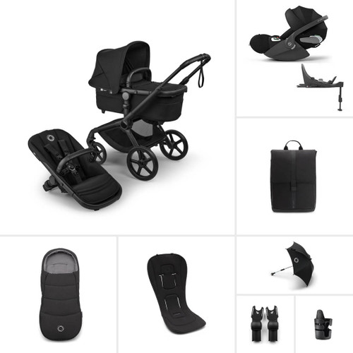 Bugaboo Fox 5 Renew Cloud T Ultimate Bundle - Heritage Black