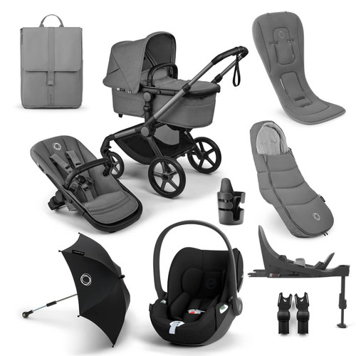 Bugaboo Fox 5 Renew Cloud T Ultimate Bundle - Moon Grey