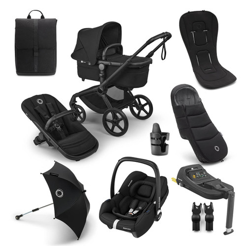 Bugaboo Fox 5 Renew Cabriofix i-Size Ultimate Bundle - Heritage Black