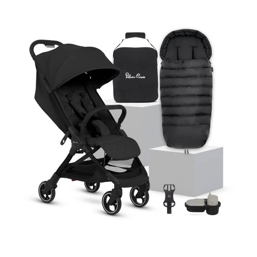 Silver Cross Clic 2 Stroller & Accessories Bundle - Space