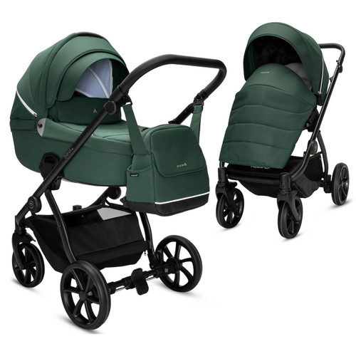 Noordi Fjordi V2 2-in-1 Pram - Emerald Green