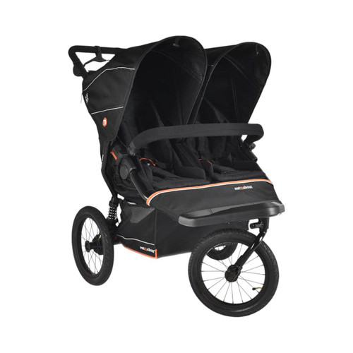 Out N About Nipper Double V6 Plus Pushchair - Summit Black