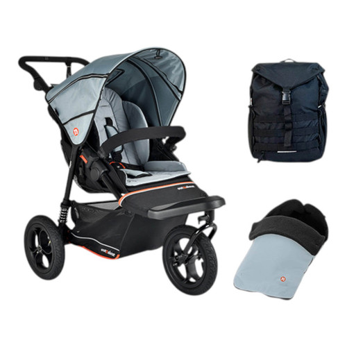 Out N About Nipper V6 Adventure Bundle - Rocksalt Grey