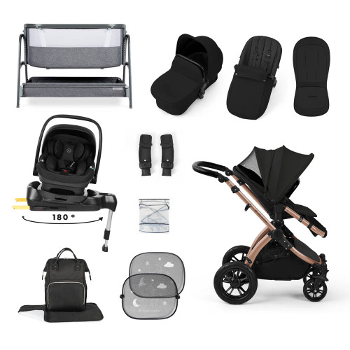 Ickle Bubba Stomp Luxe Nimbus Travel & Home Bundle - Bronze/Midnight/Black