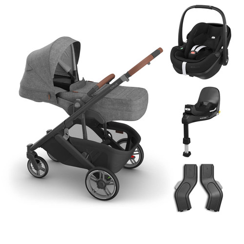 Uppababy CRUZ V3 Pebble 360 Pro2 Travel System - Greyson