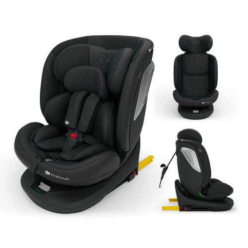 Kinderkraft i-Grow 2 Plus i-Size Car Seat - Black