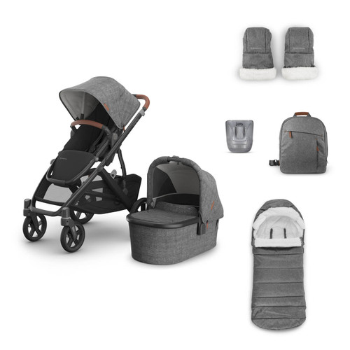 Uppababy VISTA V3 Pushchair Bundle - Greyson