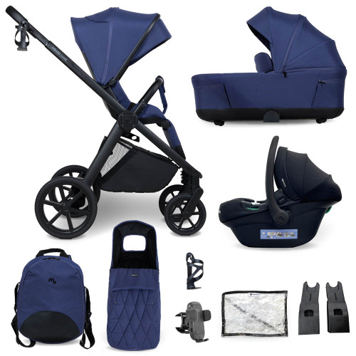 My Babiie MB450 LUXE 3-in-1 Travel System - Indigo