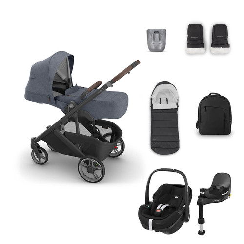 Uppababy CRUZ V3 Pebble 360 Pro2 Travel System Bundle - Julian
