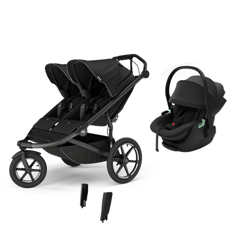 Thule Urban Glide 3 Double Maple Bundle - Black