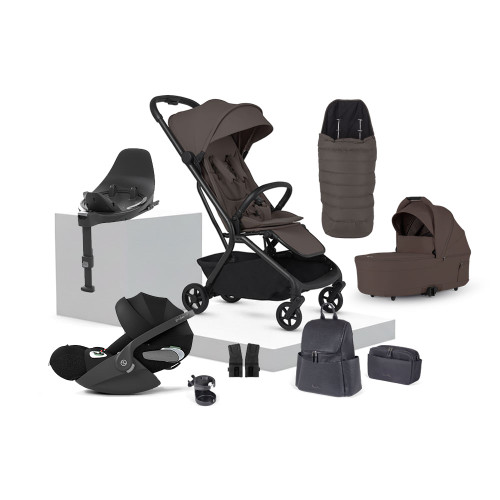 Silver Cross Nia Cloud T Travel System with Accessories - Chocolate