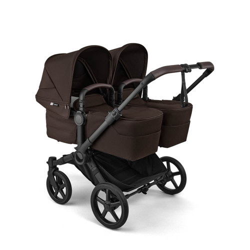 Bugaboo Donkey 6 Twin Stroller - Cocoa Brown