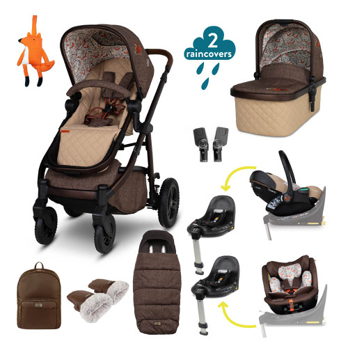 Cosatto Wow 3 All Stage Family Rotate & Recline 2 Base Bundle - Foxford Hall