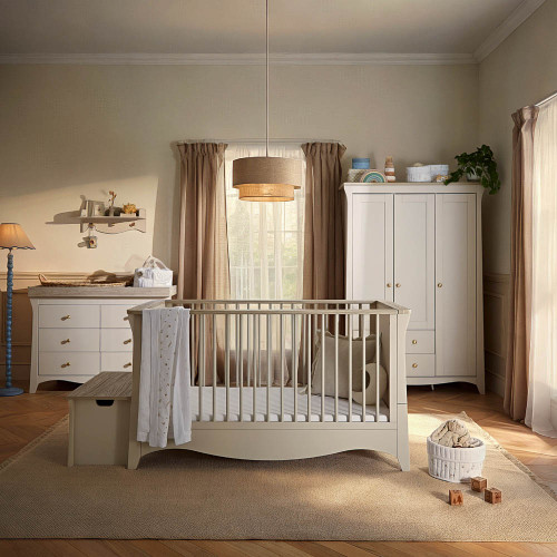 CuddleCo Clara Luxe 3 Piece Room Set - Cashmere/Ash