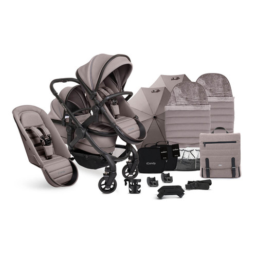 iCandy Peach 7 Double + Accessories - Porcini