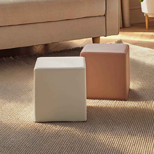 CuddleCo 2 Piece Soft Play Cubes - Tuscany/Pebble