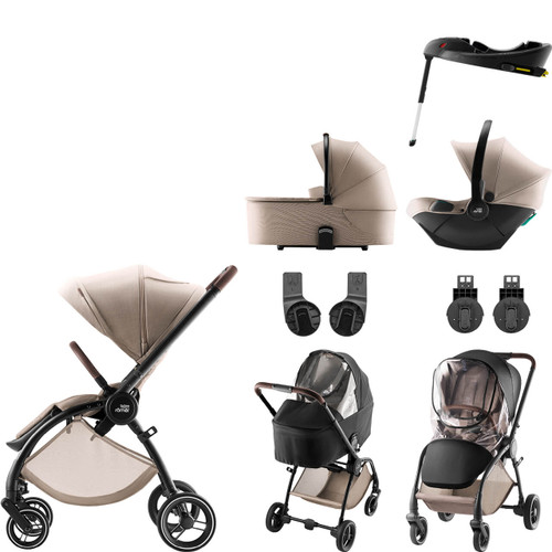Britax Römer RIO BABY-SAFE CORE + Base Travel System - Teak