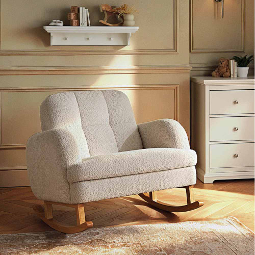 CuddleCo Etta Cuddle Chair - Boucle Mushroom