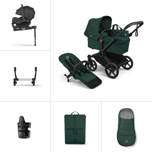 Bugaboo Donkey 6 Single Ultimate Pushchair Bundle - Fern Green