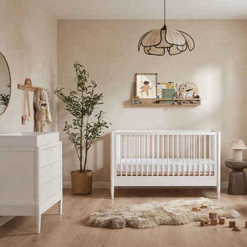 Gaia Baby Eos 2 Piece Room Set - All White