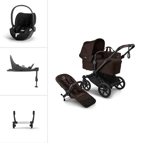 Bugaboo Donkey 6 Single Cloud T Travel System - Cocoa Brown