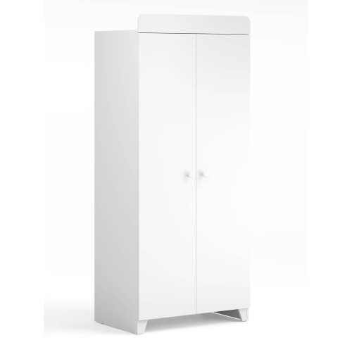 Little Acorns Classic Two-Door Wardrobe - White