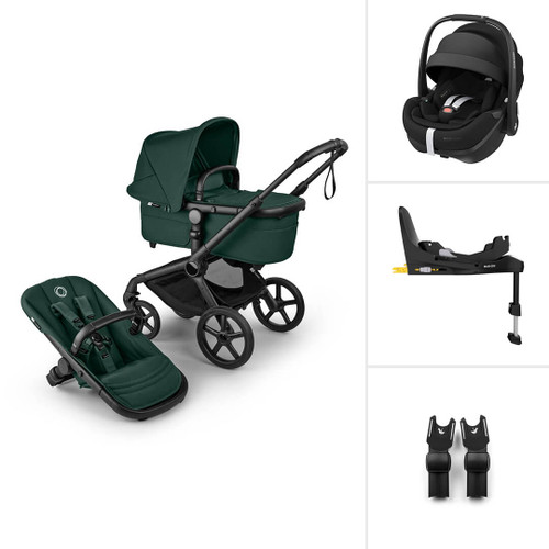 Bugaboo Fox 5 Renew All Terrain Pebble 360 Pro2 Travel System - Fern Green