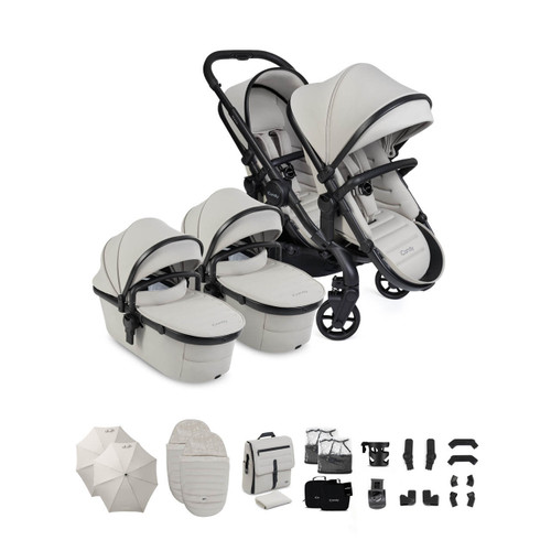 iCandy Peach 8 Twin Complete Bundle - Taupe