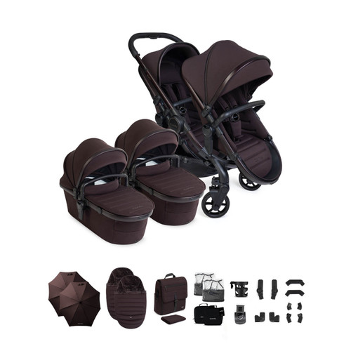 iCandy Peach 8 Editions Twin Complete Bundle - Coffee Bean