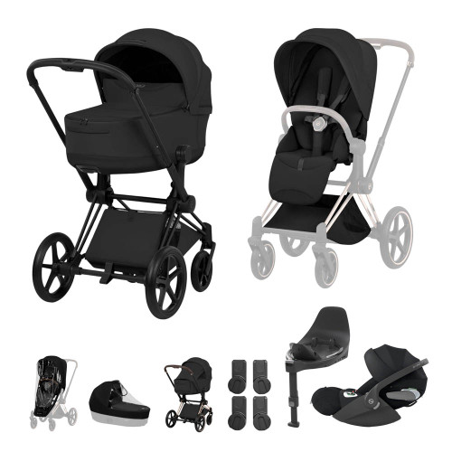 Cybex Priam Style Ultimate Bundle - Sepia Black