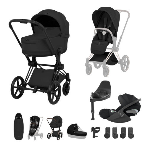 Cybex Priam Style Ultimate Accessory Bundle - Sepia Black