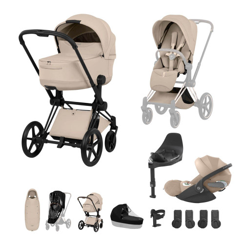 Cybex Priam Style Ultimate Accessory Bundle - Cozy Beige
