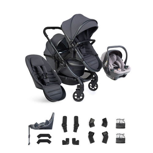 iCandy Peach 8 Double Pushchair - Grey