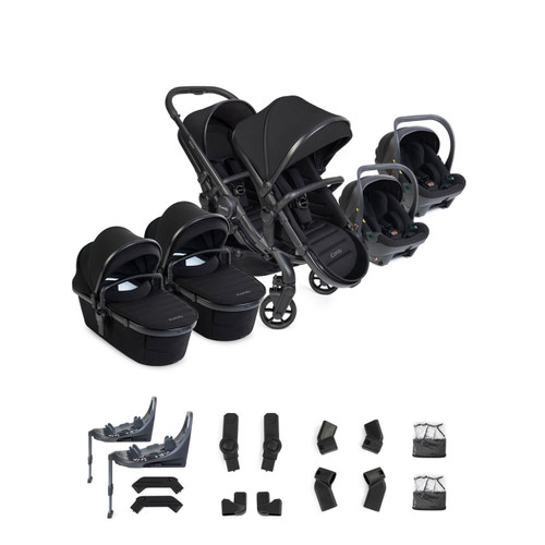 iCandy Peach 8 Twin Cocoon 360 Travel System - Black