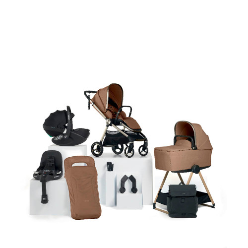Mamas & Papas Vardo S 9-Piece Pebble 360 Pro2 Bundle - Nutmeg