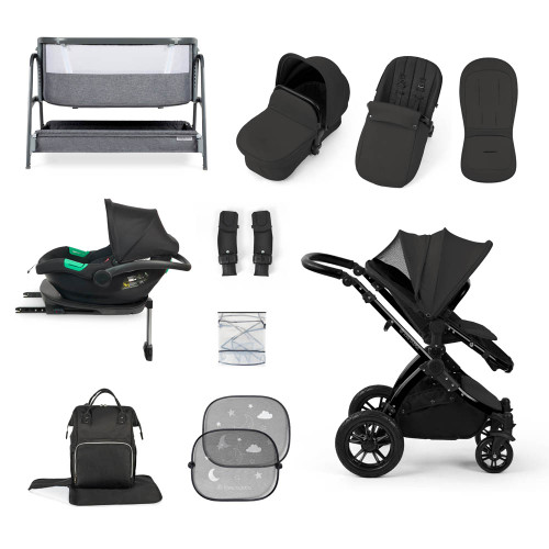 Ickle Bubba Stomp Luxe Cirrus Travel & Home Bundle - Black/Charcoal Grey/Black