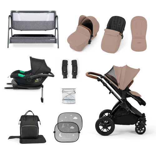 Ickle Bubba Stomp Luxe Cirrus Travel & Home Bundle - Black/Desert/Tan