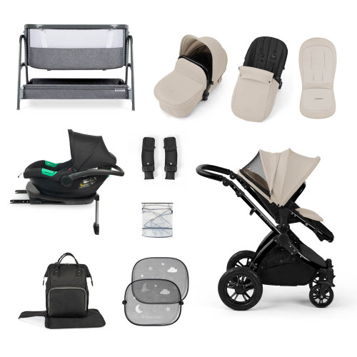 Ickle Bubba Stomp Luxe Cirrus Travel & Home Bundle - Black/Stone/Black