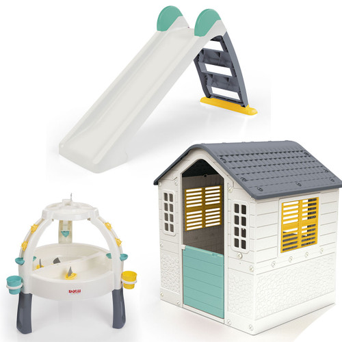 Dolu 3 Piece Garden Play Bundle - Grey/White