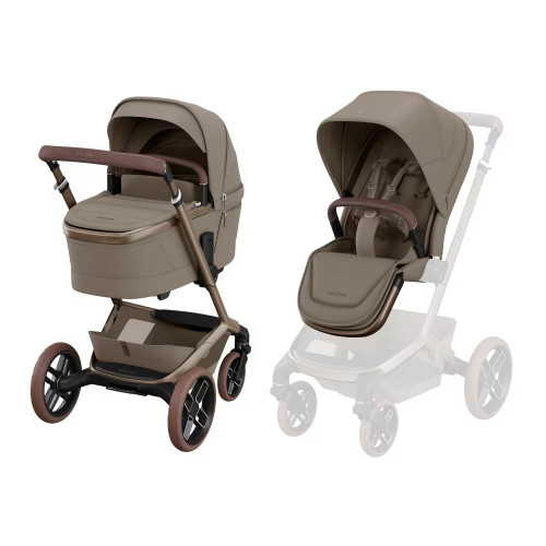 Maxi Cosi Fame + Carrycot - Oak Truffle