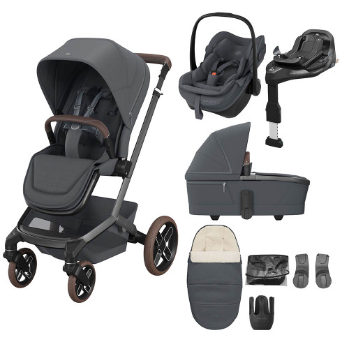 Maxi Cosi Fame 8 Piece Premium Travel System - Moon Graphite