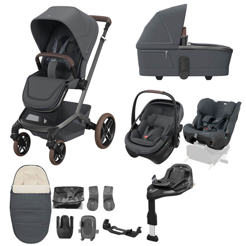 Maxi Cosi Fame 10-Piece Ultimate Family Travel System - Moon Graphite
