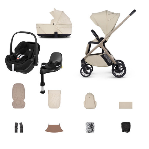 Venicci Tila 4-in-1 Pebble 360 Pro2 + Base Travel System - Sabbia